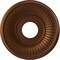 Ekena Millwork Berkshire PVC Medallion (Canopies up to 5 3/4"), 13"OD x 3 1/2"ID x 3/4"P, Metallic Dark Copper CMP13BECDC - alternate 1